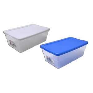 Shoe Box with White Lid