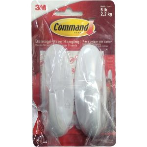 Command Large Hooks 2Pc