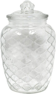 Honeycomb Glass Jar