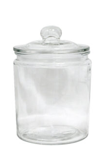 Jar with Glass Lid