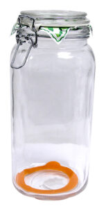 Hermetic Square Jar with Lock Lid